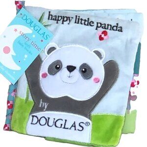 New w/ Tag-Douglas Baby Soft Plush Activity Book -Happy Little Panda